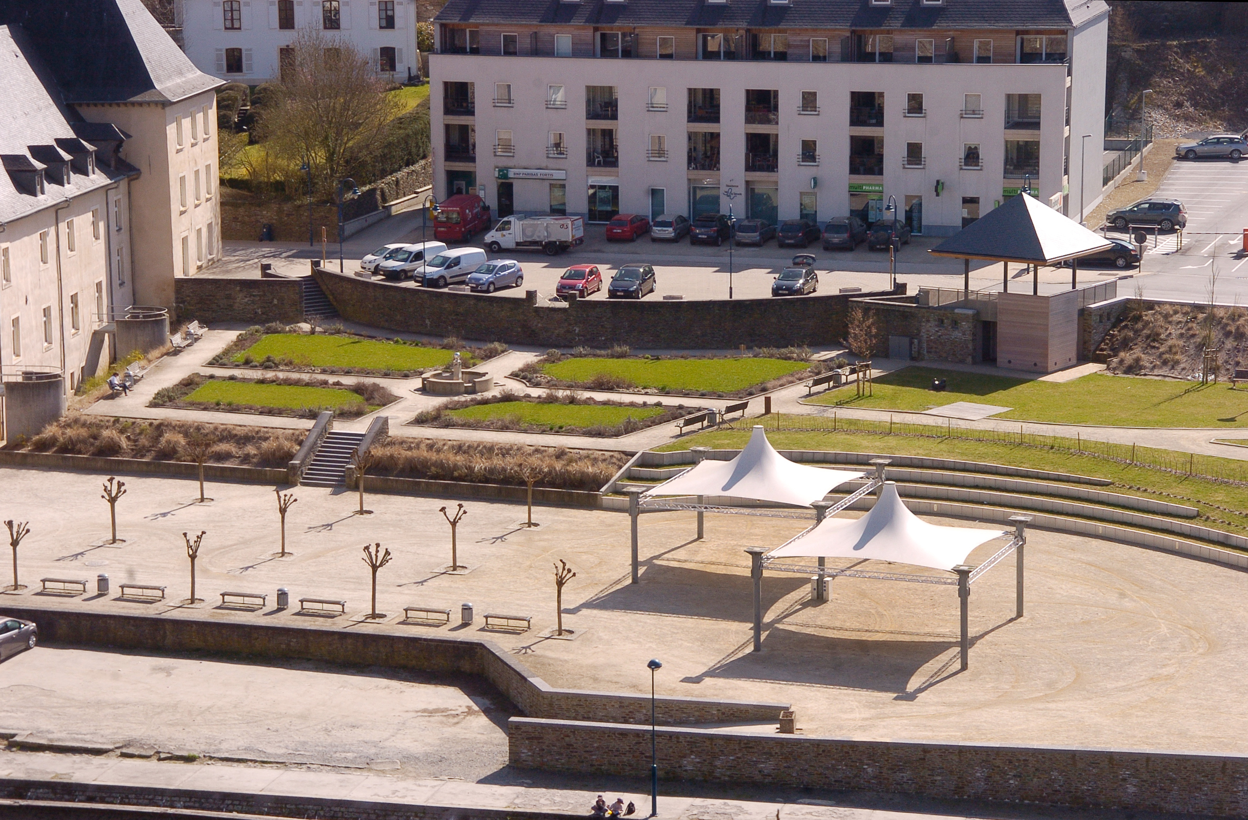 Photo du parc urbain de la commune de Bouillon