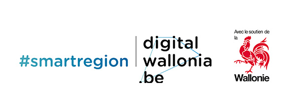 Logos Digital Wallonia Samrt région et Wallonie