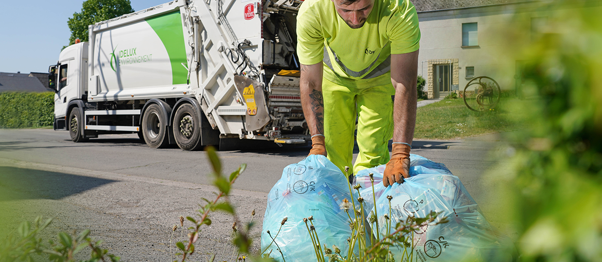 IDELUX Environnement collecte les sacs bleus PMC IDELUX Environnement collecte les sacs bleus PMC
