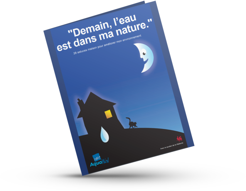 Cover de la brochure "Demain, l'eau est dans la nature"