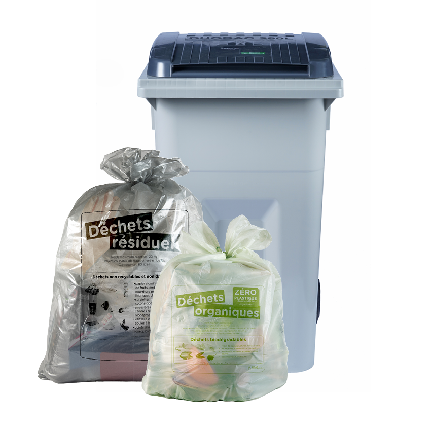 Collecte séparée des déchets organiques et résiduels