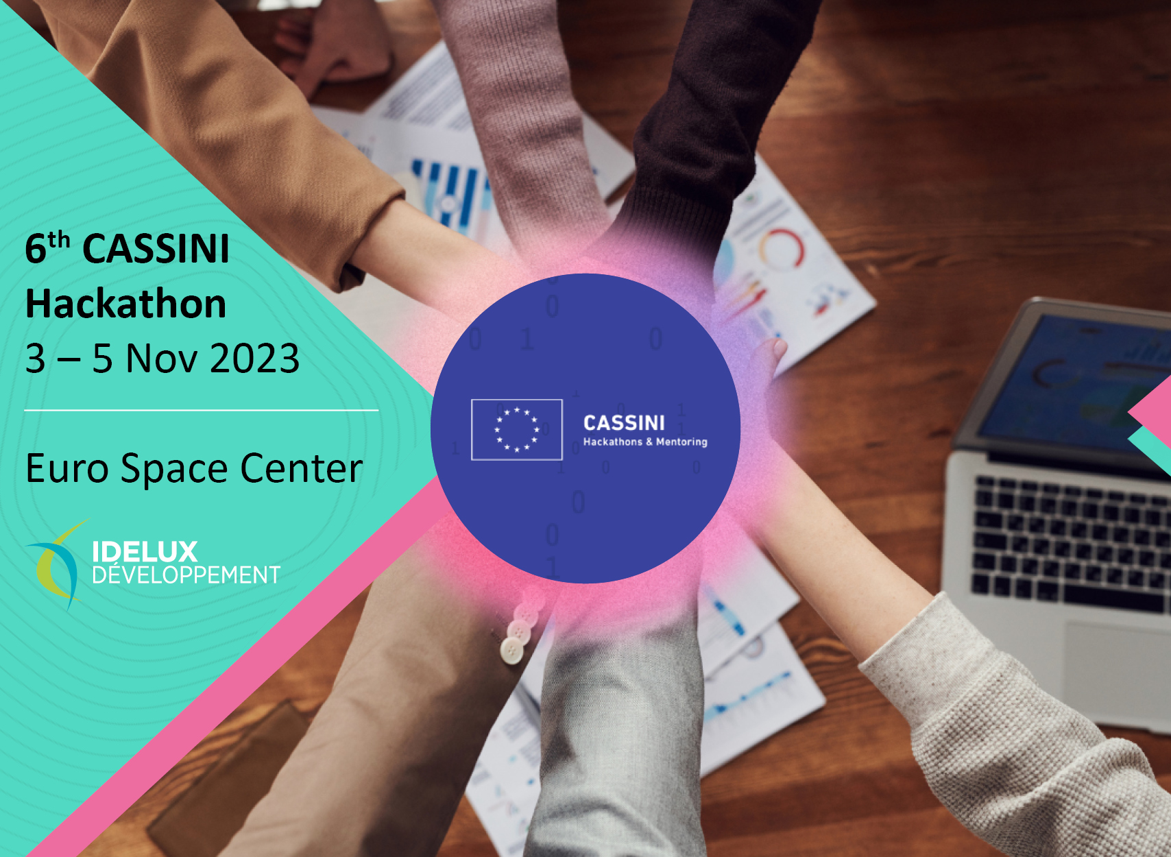 IDELUX, organisateur du 6e Cassini Hackathon