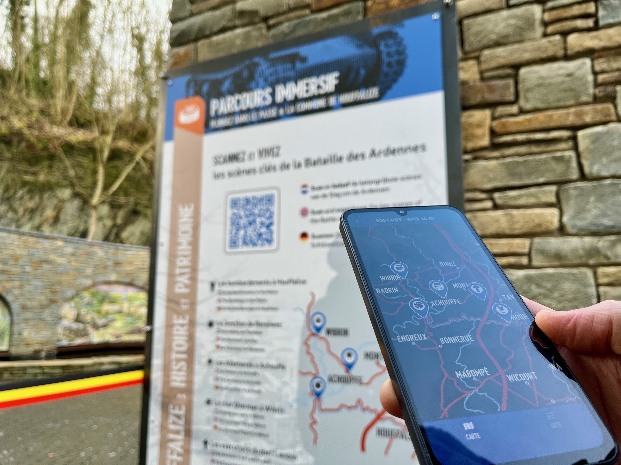 Houffalize - Application en réalité augmentée