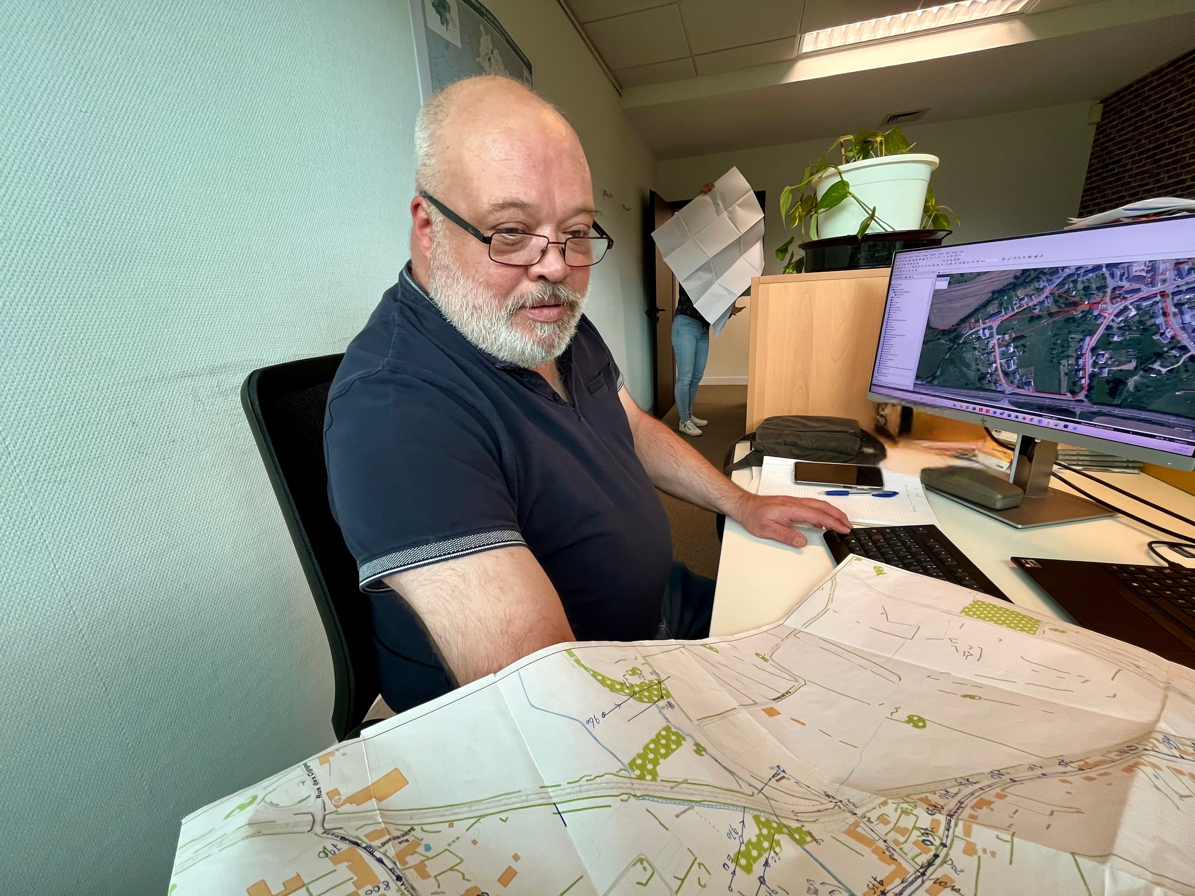 Jean-Marc en plein travail