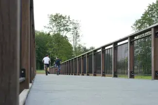 Messancy,  Aménagement d'un tout nouvel espace vert de liaison