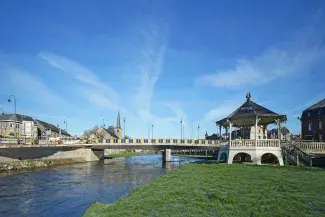 Hotton, Aménagements des bords de l’Ourthe