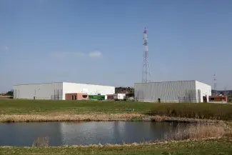 Halls logistiques sur le parc d'activités d'Ardenne Logistics