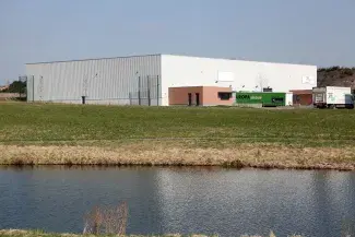 Halls logistiques sur le parc d'activités d'Ardenne Logistics