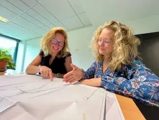 Maïté et Sandrine, cheffe de projets cartographie