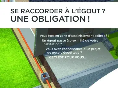 Se raccorder à l'égout ? Une obligation 