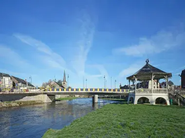 Hotton, Aménagements des bords de l’Ourthe