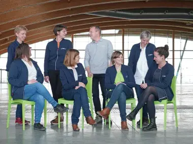 Photo de l'équipe des conseillers en environnement d'IDELUX