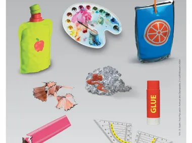 Visuell - Restmüll - Sortierung in der Schule - DE