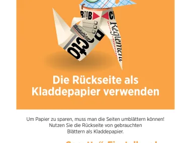 AFF Cocotte-Einstellung - Kladdepapier