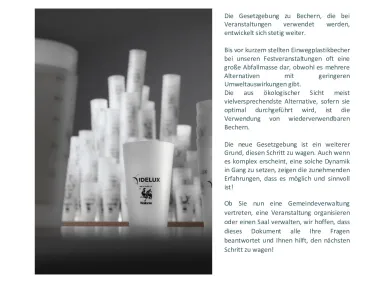 Broschüre - Vademecum Wiederverwendbare Becher - 2025