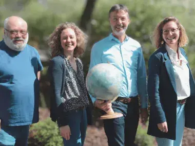Photo équipe cartographie d'IDELUX