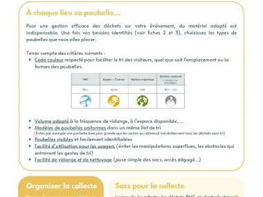 Tri action - 4 - Tout le matériel