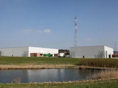 Halls logistiques sur le parc d'activités d'Ardenne Logistics 