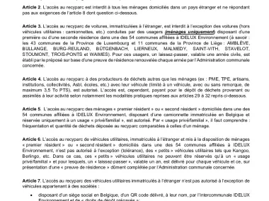 Recyparc - Règlement ordre intérieur - Février 2026 (FR)
