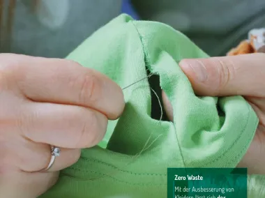 Meine ausgebesserte Naht