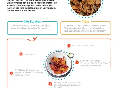 Rezepte - Chips aus Schalen