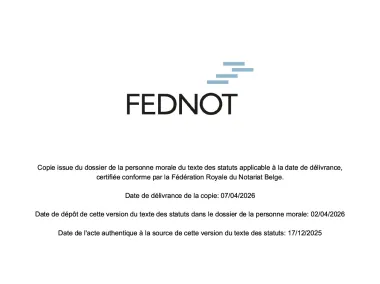 Statuts IDELUX Développement