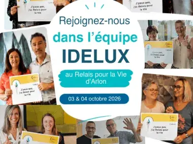 Equipe IDELUX au Relais pour la Vie d'Arlon