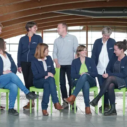 Photo de l'équipe des conseillers en environnement d'IDELUX